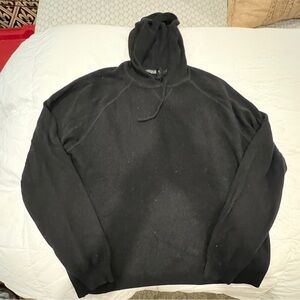 Men’s Saks Fifth Avenue Black Knit Cashmere Sweater